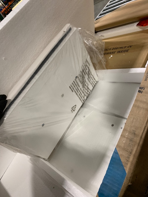 Photo 1 of ** INCLUDED HARDWARE** Furmax Make up Vanity Desk with Mirror and Power Outlet, Vanity with 3 Color Light Options Adjustable Brightness,Vanity Desk with 2 Drawers, 6 Storage Shelves (White, with Bench)