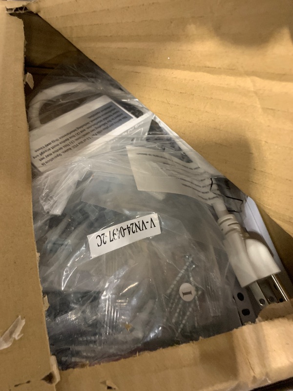 Photo 1 of ** INCLUDED HARDWARE** Furmax Make up Vanity Desk with Mirror and Power Outlet, Vanity with 3 Color Light Options Adjustable Brightness,Vanity Desk with 2 Drawers, 6 Storage Shelves (White, with Bench)