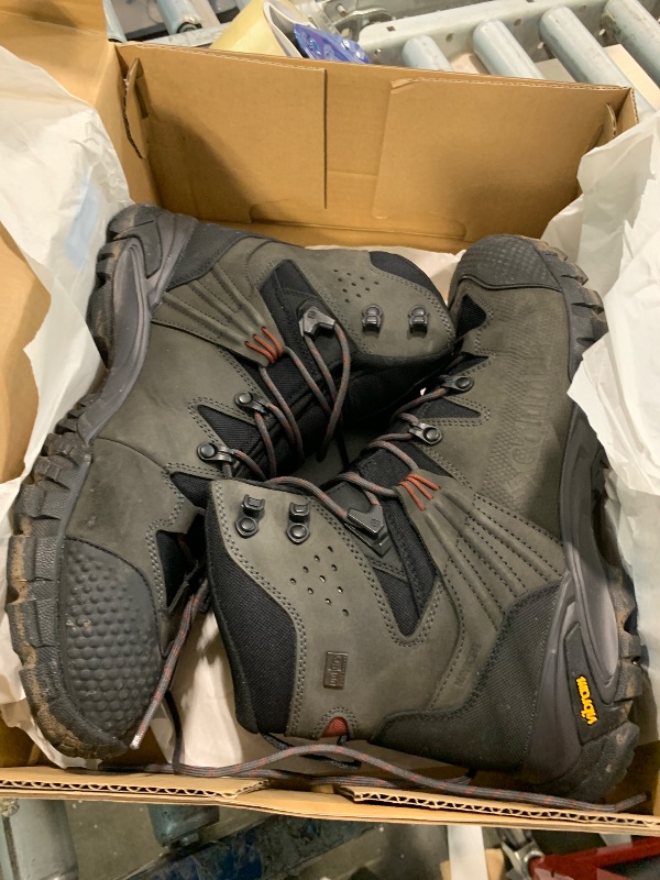 View 3 of ** USED/ DIRTY** Columbia Mens GEOTERRA OUTDRY LTR, Black/Spice, 11