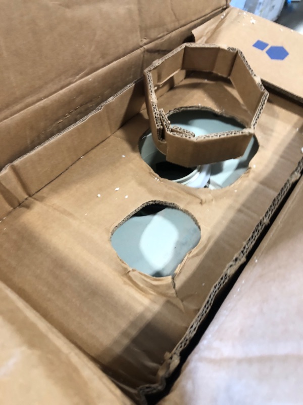 Photo 1 of ****BROKEN BOWL**** TOTO Drake 1.6 GPF Toilet Tank with WASHLET+ Auto Flush Compatibility, Cotton White - ST776SA#01