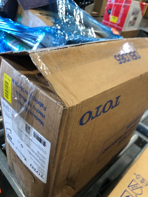 Photo 1 of ****BROKEN BOWL**** TOTO Drake 1.6 GPF Toilet Tank with WASHLET+ Auto Flush Compatibility, Cotton White - ST776SA#01