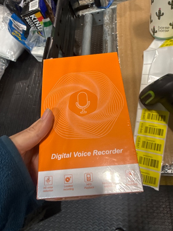 Photo 1 of ***NEW - OPEN FOR INSPECTION*** 128G (9800 Hour) Voice Activated Recorder, Double-Sided Magnetic Voice Recorder with Playback, Audio Recorder with AI-Intelligent Noise Reduction, 70H Continuous for Lectures, Meetings