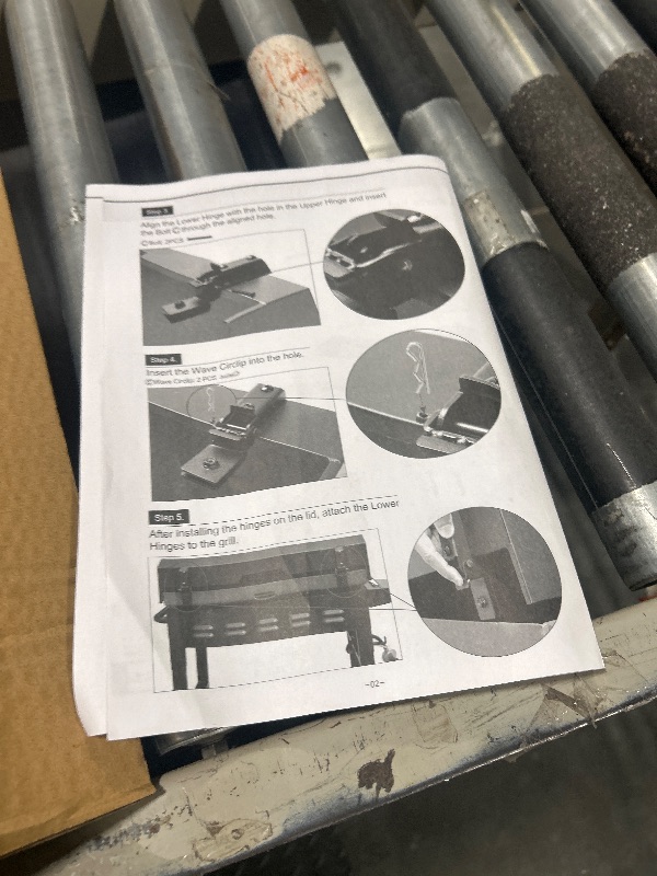 Photo 1 of ****ONLY SOME PIECES OF THE ITEM****
BLACKSTONE Griddle and Charcoal Grill Combo W/Adapter