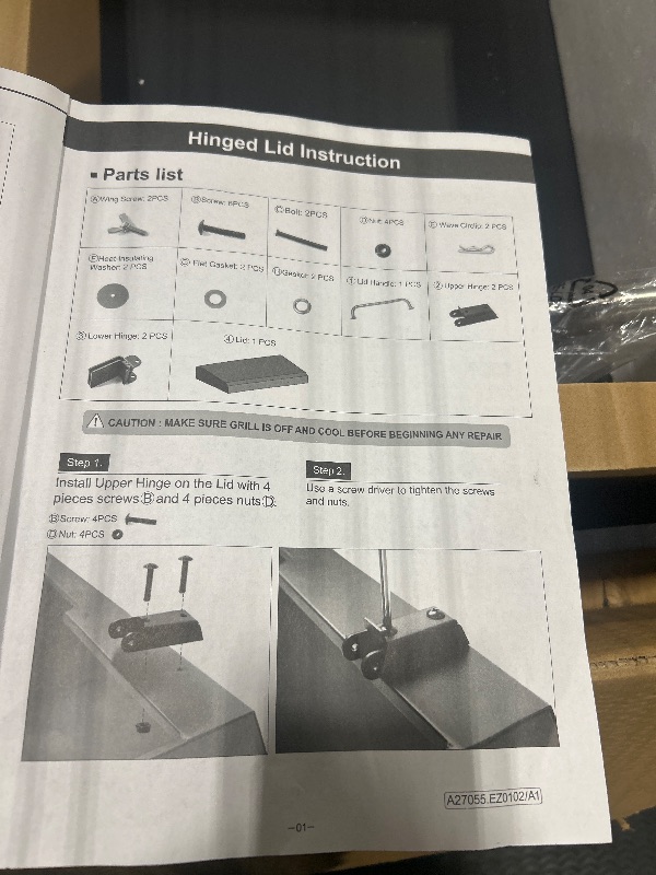Photo 1 of ****ONLY SOME PIECES OF THE ITEM****
BLACKSTONE Griddle and Charcoal Grill Combo W/Adapter