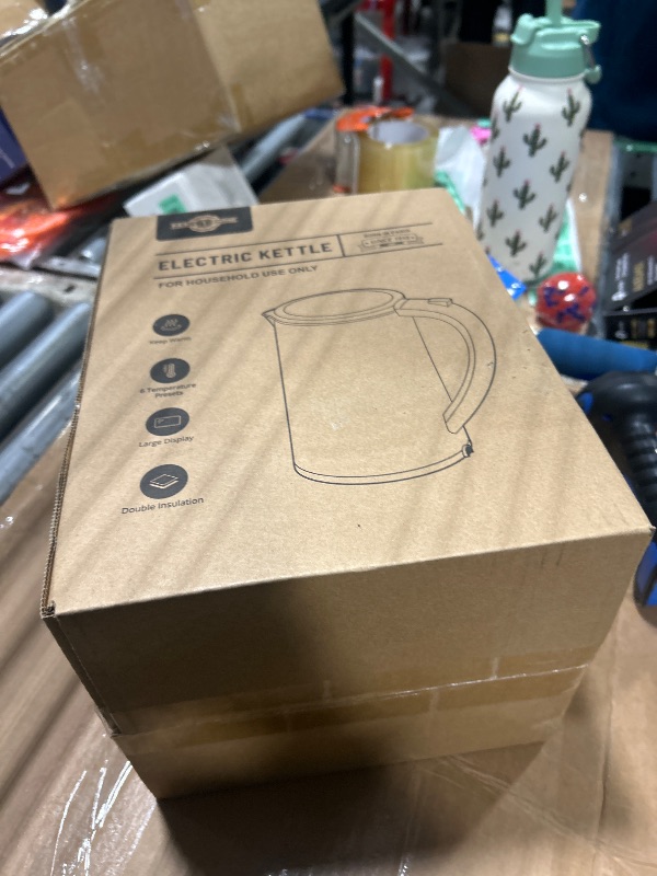 Photo 1 of *UNTESTED*
Electric Kettle Temperature Control, PARIS RHÔNE 1.7L Electric Kettle, 4H Keep Warm Water Boiler with 6 Presets, LED Screen Electric Kettles for Boiling Water, Boil-Dry Protection, BPA Free