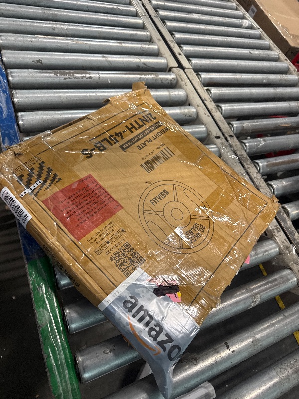 Photo 1 of *USED*
Fitvids Olympic Cast Iron 2-Inch Weight Plate for Strength Training & Weightlifting, 45 LB