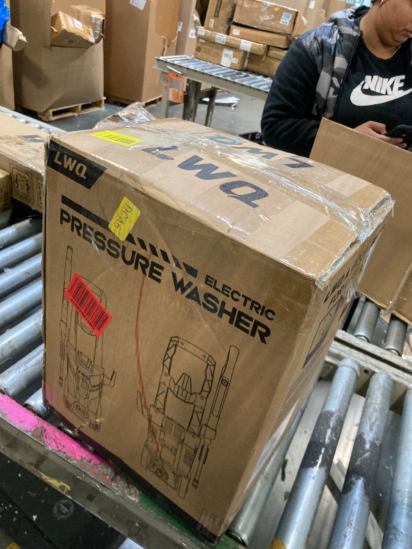 Photo 1 of **USED** MISSING PARTS**Pressure Washer, Washer with 4 Quick Connect Nozzles, Pressure Cleaning Machine with Foam Cannon for Cars/Fences/Driveways/Patios/Home Cleaning