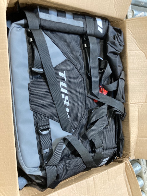 Photo 1 of **2 PCS**Tusk Pilot Pannier Bags Black/Grey