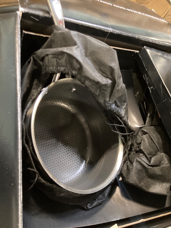 Photo 1 of **MISSING PARTS**Deluxe 13 Piece Hybrid Ceramic Nonstick Stainless Steel Cookware Set-5 Piece Frying Pan Set, 6 PC Pot Set, 3.7QT Deep Sauté Pan&Lid, Induction Ready, Stay Cool, PFOA Free Compatible with All Cooktops