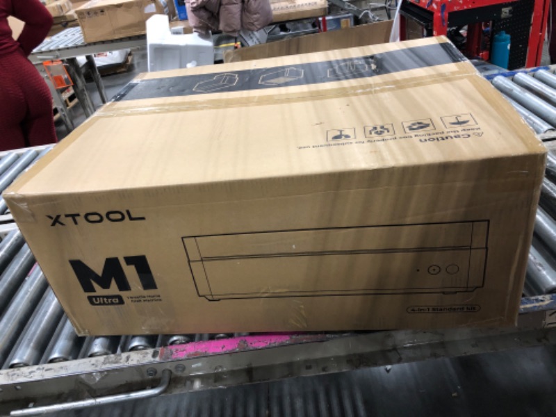 Photo 1 of xTool M1 Ultra Laser Cutter and Engraver Machine, 4-in-1 Craft Machine with 10W Laser Engraver, Inkjet Printing, Blade Cutting, Pen Drawing, Easy to Use on 1000+ Materials - Basic Bundle
