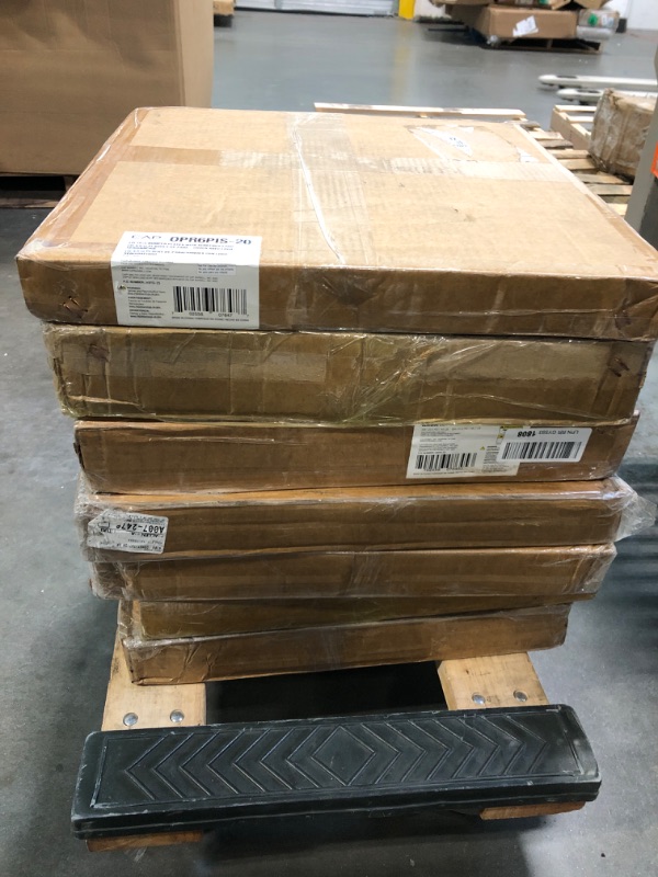 Photo 1 of **MISSING PARTS**CAP Barbell 260 LB Economy Olympic Bumper Plate Set with Color Logo | Black