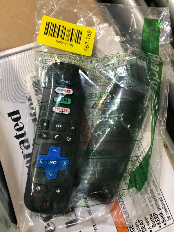 Photo 1 of (Pack of 2) Replacement Remote Control Only for Roku TV, Compatible for TCL Roku/Hisense Roku/Onn Roku/Sharp Roku/Element Roku/Westinghouse Roku/Philips Roku Smart TVs (Not for Roku Stick and Box)