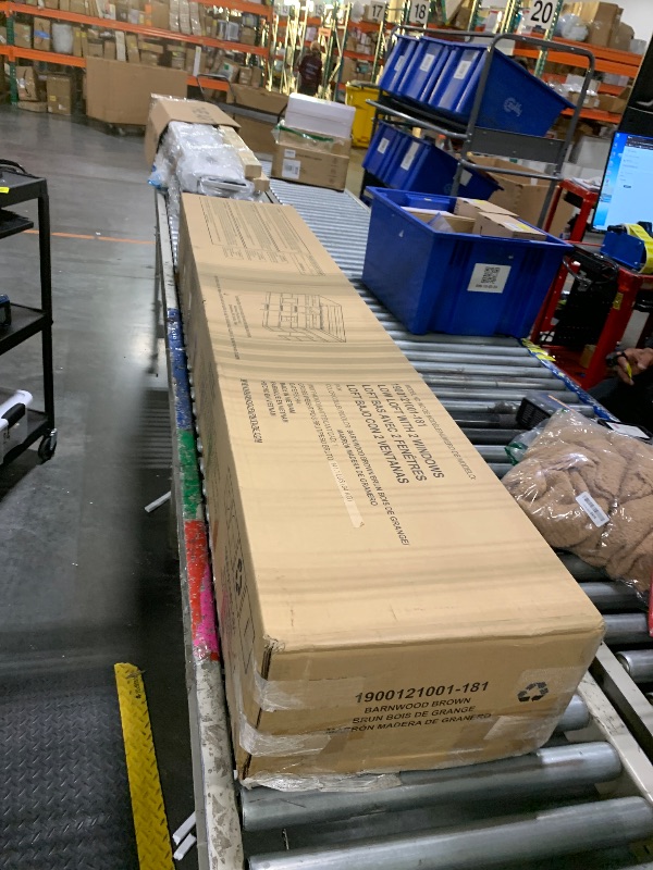 Photo 1 of ***LOW LOFT WITH 2 WINDOWS***COLOR: BARNWOOD BROWN*** PRODUCT SPECIFICATIONS IN LIVE PHOTO***