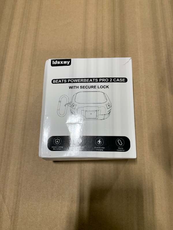 Photo 1 of [Upgrade Secure Lock] for Beats Powerbeats Pro 2 Case Cover, LDSXAY Carbon Fiber Shockproof Protective Cover for Powerbeats Pro 2 2025 with Cleaner Kit & Carabiner (Purple)