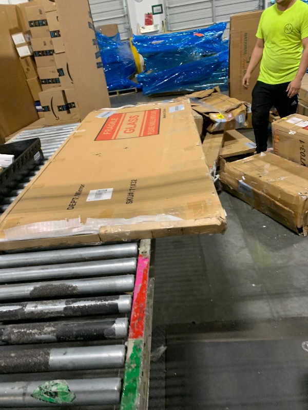 Photo 1 of ***MIRROR WITH BLACK CEDAR WOOD TRIM*** Size or MEASUREMENTS UNKNOWN***