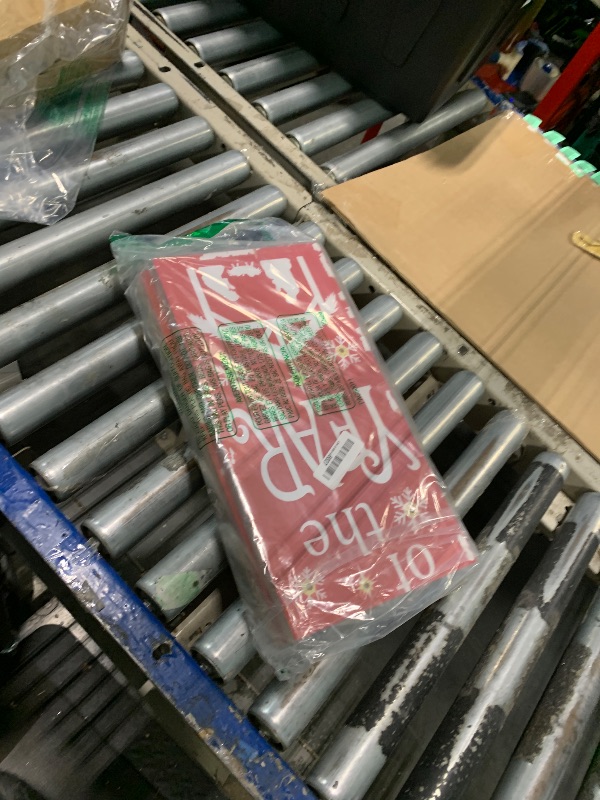 Photo 1 of ***MISSING SCREWS** Lighted Wooden Welcome Sign, Merry Christmas Snowflake Elk Porch Sign for Front Door Decorations, Rustic Farmhouse Red Xmas Hanging Signs Wall Sign for Christmas Happy New Year Decor 47.2"H