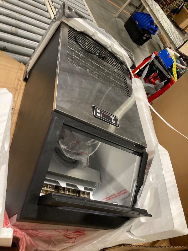 Photo 1 of **USED /UNTESTED *** Antarctic Star Commercial Ice Maker, 100lbs/24H Under Counter Freestanding Ice Machines with 33lbs Storage, Stainless Steel Self Cleaning Ice Makers for Home/Bar/Restaurant/Outdoor