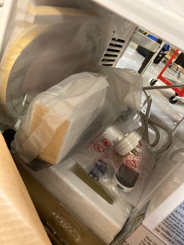 Photo 1 of ** VERY USED ** UNTESTED/ It has a dent  *** Electactic U-Shaped Window Air Conditioner, 12000BTU Window AC Units Cools up to 550 Sq. Ft, 6 Modes, Saddle Window AC Unit with Full Window View, Energy Saving, Installation Kit Included, CEER 10.5