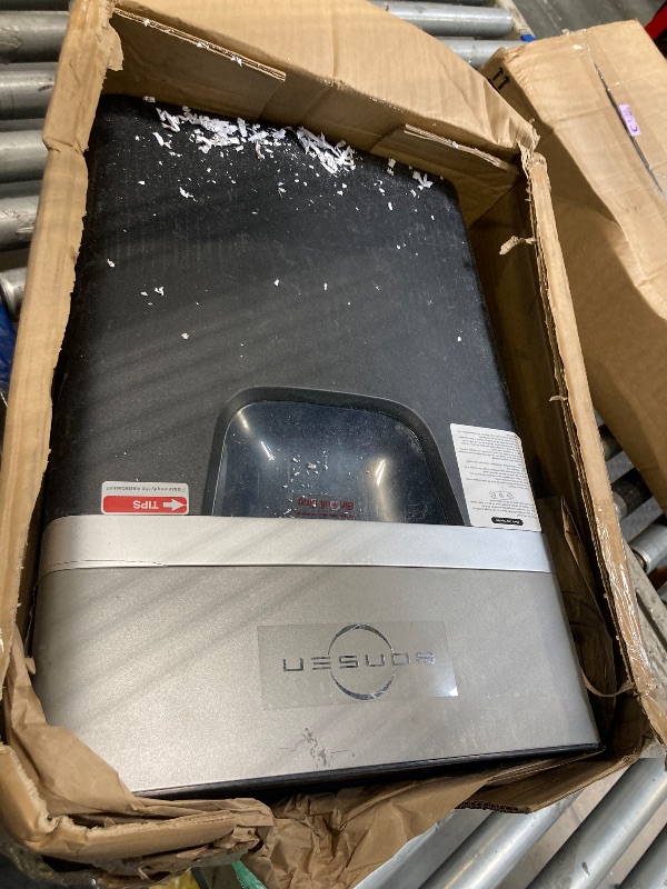 Photo 1 of ** VERY USED *** UNTESTED **** BONSEN 16-Sheet Heavy Duty Paper Shredder for Office, 60-Minute Running Time Cross-Cut CD Shredder with 60dB Low-Noise, 5.3-Gallon Pull Out Bin, Anti-Jam & Quiet Shredder for Home Office (S3102)