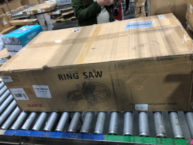 Photo 1 of ** VERY USED *** YHK 16" Concrete Ring Saw, 3200W Toroidal Electric Cutting Saw with Water Fed Dust Suppression, Electric Ring Cutter for Concrete, Bricks, Rebar and Marble