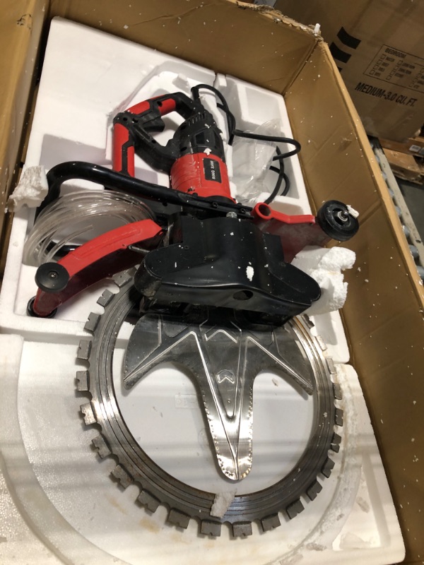 Photo 1 of ** VERY USED *** YHK 16" Concrete Ring Saw, 3200W Toroidal Electric Cutting Saw with Water Fed Dust Suppression, Electric Ring Cutter for Concrete, Bricks, Rebar and Marble