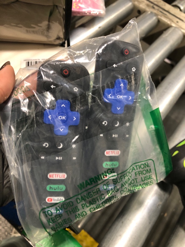 Photo 1 of (Pack of 2) Replacement Remote Control Only for Roku TV, Compatible for TCL Roku/Hisense Roku/Onn Roku/Sharp Roku/Element Roku/Westinghouse Roku/Philips Roku Smart TVs (Not for Roku Stick and Box)