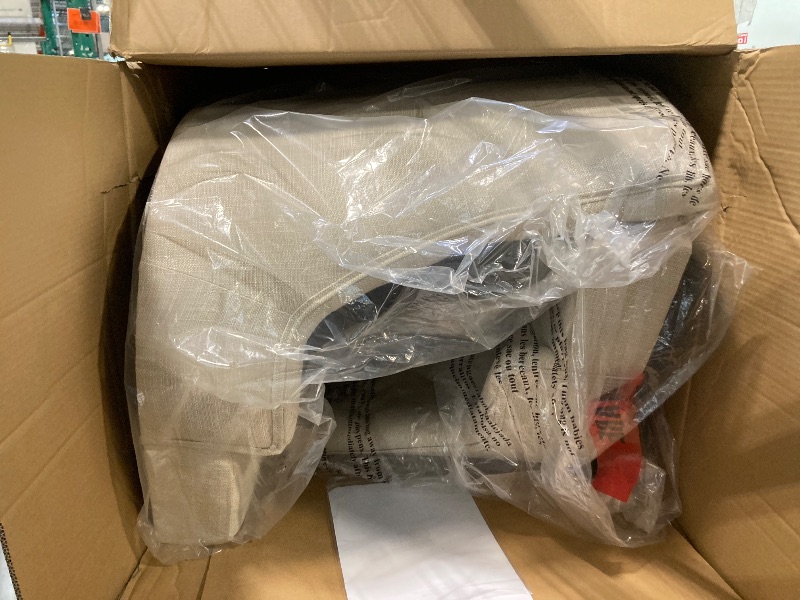 Photo 1 of *** ONLY TWO PCS ******* 
MALOL 9-Piece Rectangular Dining Table Set for 8, 63" Industrial Kitchen Table with 8 Tufted Parsons Dinner Chairs for Dining Room, Kitchen, Living Room, Black+Beige