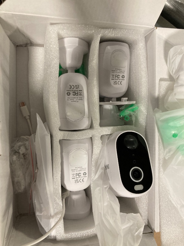 Photo 1 of ***NO INSTRUCTION MANUAL***
INFIYA Security Cameras Wireless Outdoor-Solar&Battery Powered 2K 2.4G Cameras for Home Security, Instant Alert, AI Human Detection, Color Night Vision, 2-Way Talk, SD Storage, Work with Alexa, Z1 4P