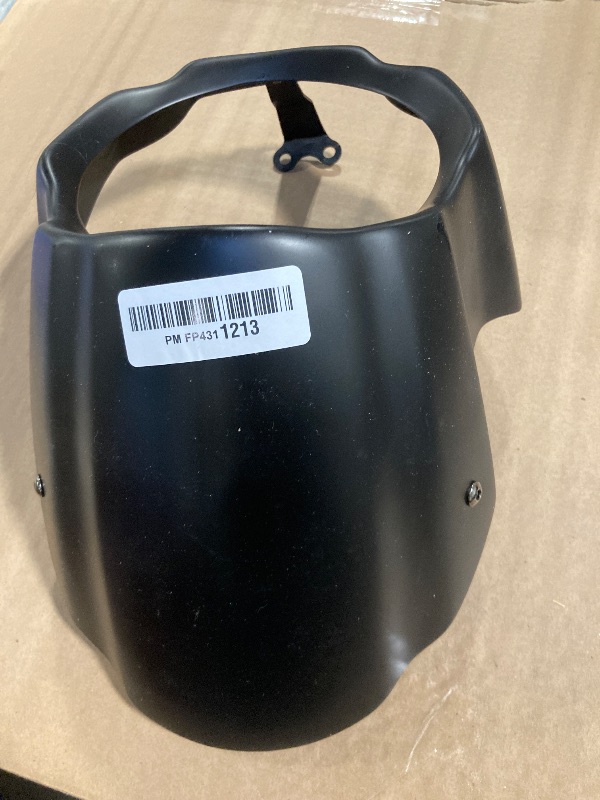 Photo 1 of ***MISSING HARDWARE & INSTRUCTIONS***
Motorcycle Front Windshield Fairing Cover Fits for Kawasaki Eliminator 500 SE ABS 2024 2025 Motorbike Headlight Windscreen Fairing Mask Cover Accessories Black
