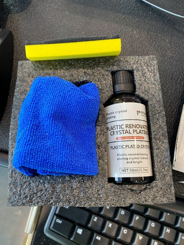 Photo 1 of ***SIMILAR ITEM*** Crystal Coating for Car Plastic Parts,Automotive Multifunctional Plastic Parts Crystal Coating,Crystal Coating Plastic Restorer Renovator,Automobile Coating Crystallization Restore Agent (1PCS)