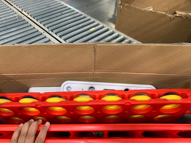 Photo 1 of ** similar**Tigasy Giant 4 Row Game with Carrying Bag and Mesh Fabric .Giant 4-to-Score Game Set Suitable for Indoor and Outdoor Holiday Parties and Family Gatherings.? Blue red?