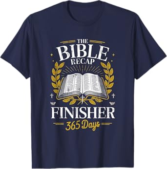 Photo 1 of **size 3XL**The Bible Recap Finisher 365 Days Spiritual Study Christian T-Shirt