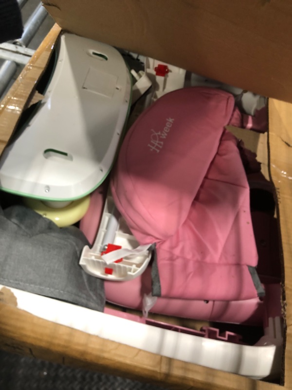 Photo 1 of ***MISSING PIECES*** ***READ CLERK NOTES*** Baby Walker with Wheels, 5 in 1 Walker for Baby Boy Girl 6-12 Months with Bouncer, Music and Lights Baby Jumper Activity Center, Adjustable Height Speed, Push Walker for Ages 6-18 Months Toddler