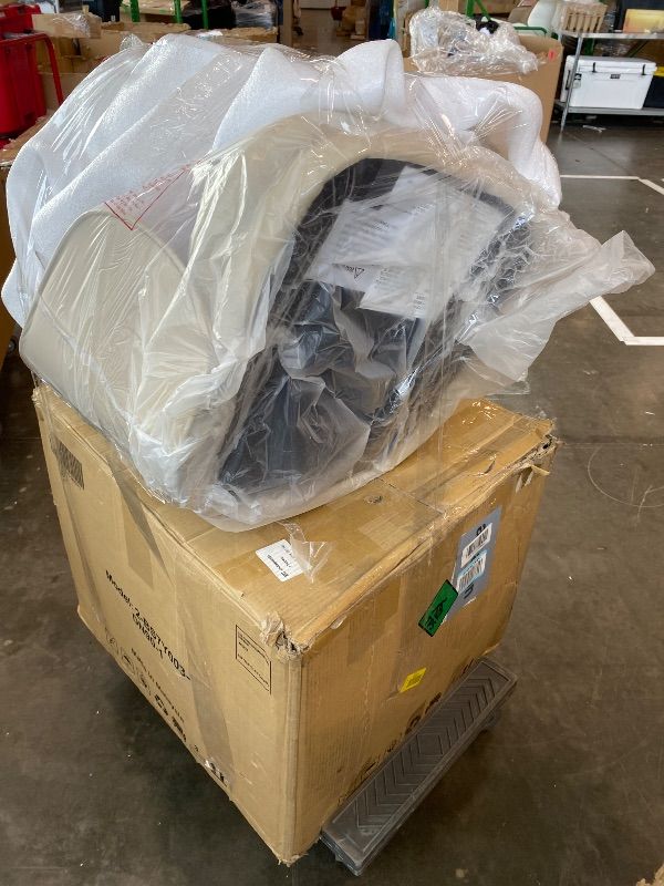 Photo 1 of ***USED, READ CLERK NOTES***
Counter Height Barstools 26 inch Upholstered Swivel Bar Stools with Back and Wood Legs for Kitchen Island,Set of 4,Beige PU Leather