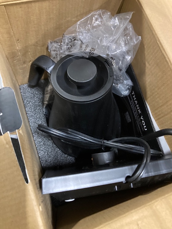 Photo 1 of **SIMILAR ITEMS** Electric Tea Kettle, INTASTING Glass Electric Kettle with tea Infuser and Precise knob temperature control, 1200W Fast Heating, BPA-Free, Easy to Clean, for Tea and coffee, 1 Liter (Dark Gray)