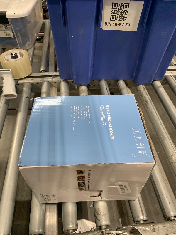 Photo 1 of 1.0L Mini Rice Cooker,WHITE TIGER Portable Travel Steamer Small,15 Minutes Fast Cooking, Removable Non-stick Pot, Keep Warm, Suitable For 1-2 People - For Cooking Soup, Rice, Stews & Oatmeal