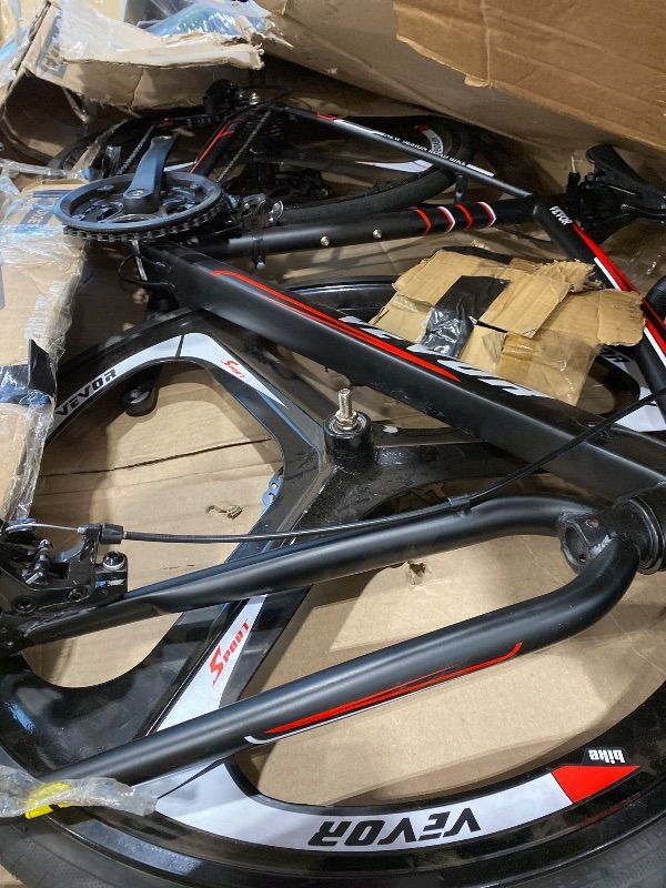 Photo 1 of *MISSING PARTS UNKNOWN*
VEVOR Road Bike, 700C Wheels Racing Bike, Shimano 21 Speeds Drivetrain System City Commuter Road Bicycle, Urban Adult Sport Bike with Carbon Steel Frame, Drop Bar, Disc Brake, for Men and Women