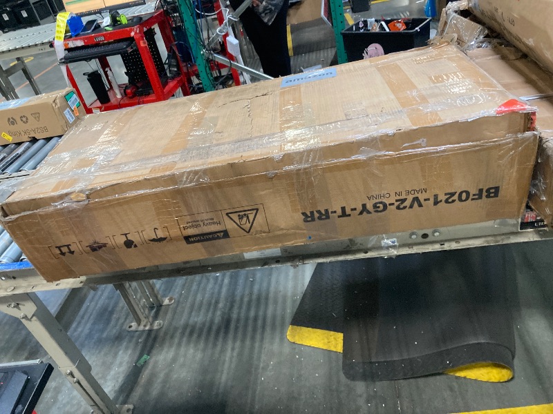 Photo 1 of **unknown if complete**  Rolanstar Bed Frame Twin Size with Lift Up Storage, Charging Station & LED Lights, Upholstered Storage Headboard, Heavy Duty Wooden Slats, No Box Spring Needed, Noise Free, Easy Assembly, Black