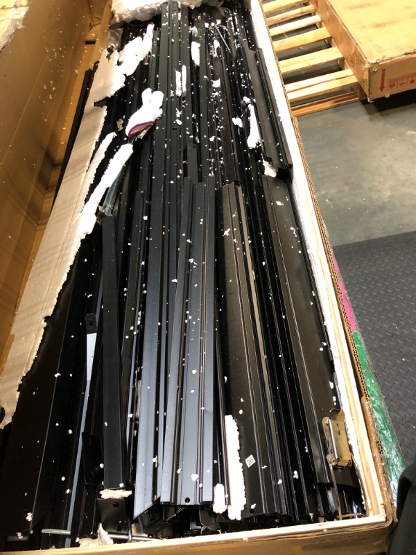 Photo 1 of Garvee 12x8 ft Greenhouse, Easy Assembly Polycarbonate Greenhouses for Outdoor with Adjustable Roof Vent, Large Aluminum Walk-in Greenhouse with Lockable Hinged Door for Patio, Backyard, Garden, Black