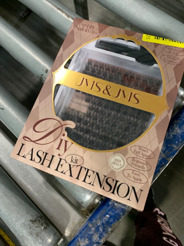 Photo 1 of ** MISSING PARTS** JMS&JMS Lash Clusters Kit Lash Extension Kit with Lash Bond and Seal Eyelash Applictor Lash Remover Eyelash Brush Lash Extension Kit for Beginner (MISS BELLA-8-18mix)