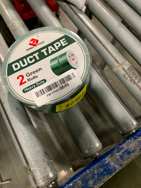 Photo 1 of **MISSING ONE** 2 Pack Duct Tape Heavy Duty,9 Mil Thickness,2 Inches x 30 Yards,Strong Industrial Strength,Flexible,No Residue,Waterproof and Tear by Hand,Multi-Use for Indoor & Outdoor Repairs (Green)