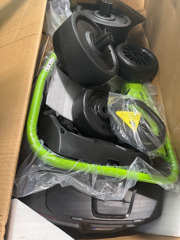 View 3 of **MISSING PARTS/check clerk comments**
24V Go Kart for Kids 8-12 Years, 300W*2 Extra Powerful Motors, 9Ah Large Battery 8.1MPH High Speed Drifting with Music, Horn,Max Load 155lbs Outdoor Ride On Toy for Teens (Green)