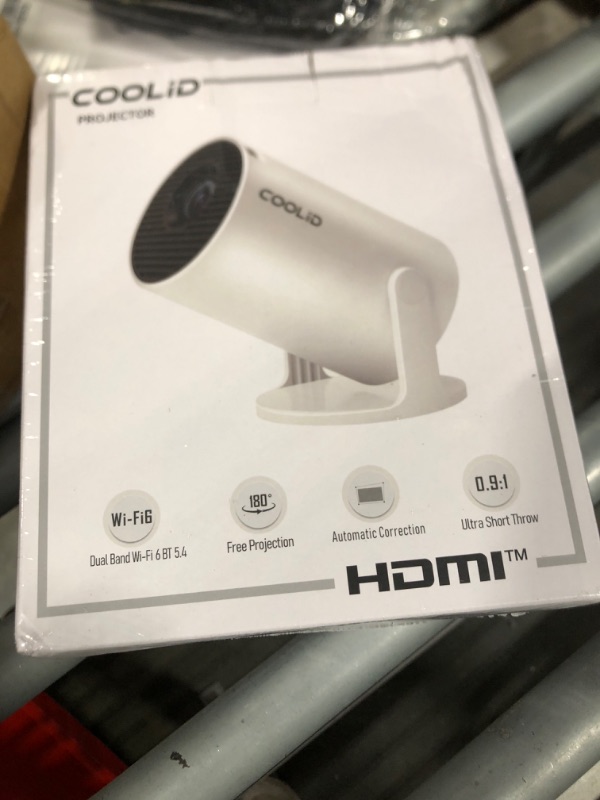 Photo 1 of [Built-in Apps & 2025 Upgraded] Mini Projector Support 4K 1080P Auto Keystone 180° Rotatable with WiFi 6 and Bluetooth 5.4, Projector Portable Compatibile with HDMI/TV Stick/Memory Stick/Laptop-Purple