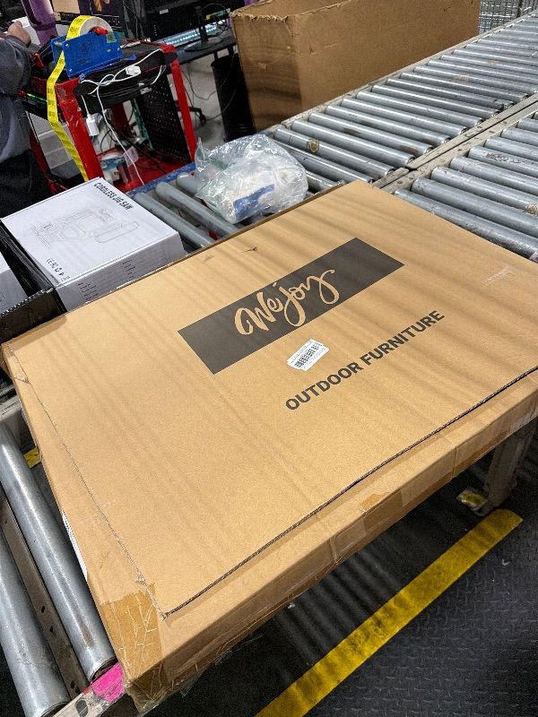 Photo 1 of #WEJOY High Back Beach Chair for Adults, Heavy Duty Beach Chairs for Adults with Headrest, Lightweight Portable Chair for Camping Sand Lawn, Support to 300lbs, Blue