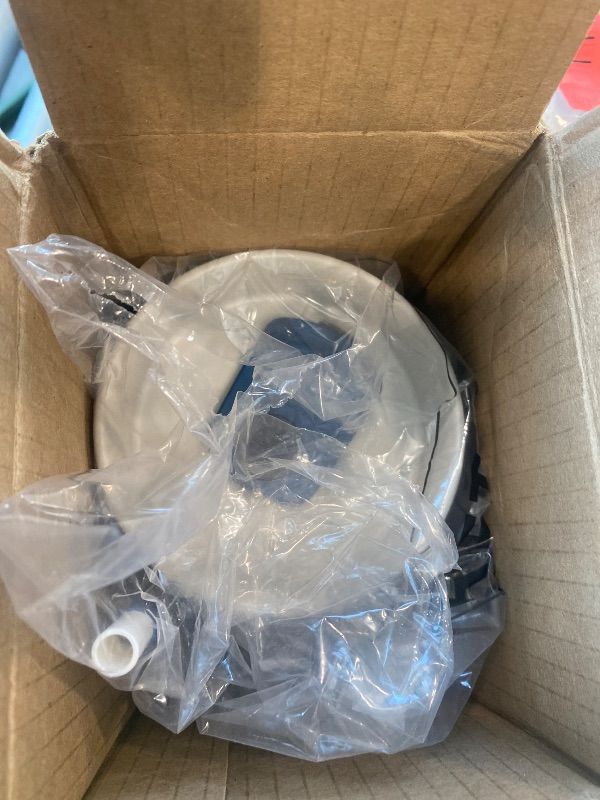 Photo 1 of ***BROKEN HANDLE*** ***MINOR DENT*** Owala Stainless Steel Triple Layer Insulated Travel Tumbler with Spill Resistant Lid, Straw, and Carry Handle, BPA Free, 40 oz, Dark Blue (Saltwater Starfish)