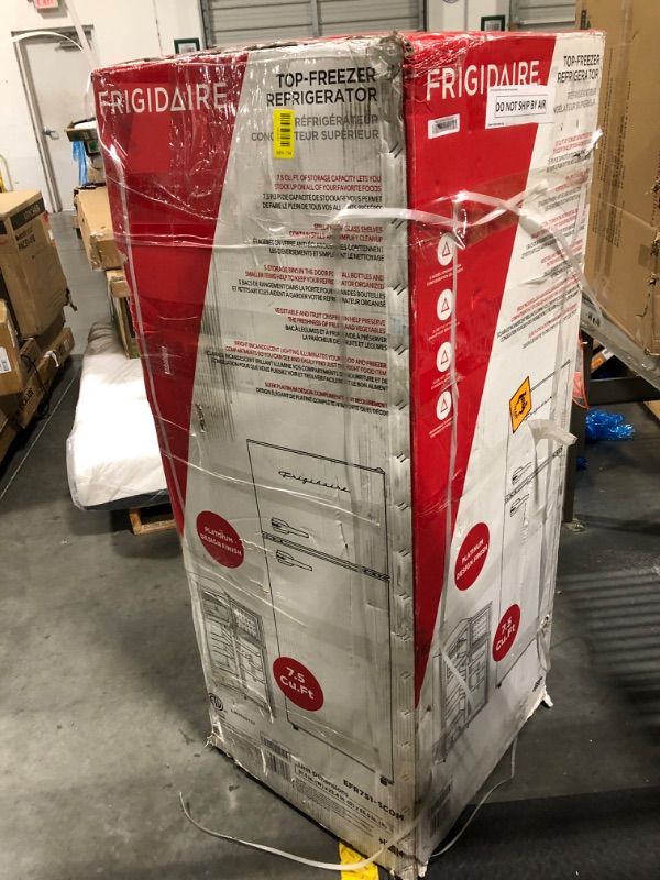 Photo 1 of ******MINOR DENTS***** Frigidaire, 2 Door Apartment Size Refrigerator/Freezer Combo, 7.5 cu ft, Platinum Series, Stainless, 23" D x 21.5" W x 55.5" H