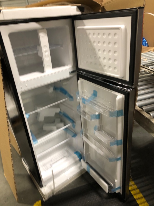 Photo 1 of ******MINOR DENTS***** Frigidaire, 2 Door Apartment Size Refrigerator/Freezer Combo, 7.5 cu ft, Platinum Series, Stainless, 23" D x 21.5" W x 55.5" H