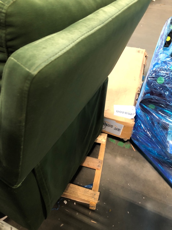 Photo 1 of ******MINOR SCRATCHES***** Namesake Crewe Glider Recliner Nursery Chair - GREENGUARD Gold & Certi-PUR US Certified Rocker Recliner - Glider Rocking Chair for Nursery & Living Room - Electronic, 270° Swivel, Forest Green