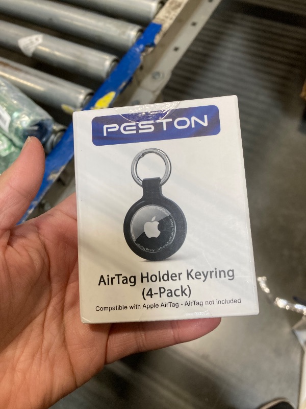 Photo 1 of [4-Pack] Case for Apple AirTag Holder Keychain – IPX6 Waterproof, Anti-Lost, Scratch-Resistant Case for Air Tag – for Keys, Pets, Luggage