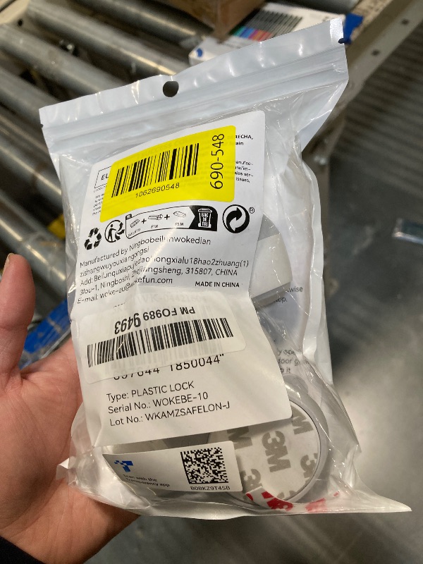 Photo 1 of ***ONLY 3*** SAFELON 4 PCS Baby Safety Automatic Door Stopper, Automatic Door Finger Guards for Kids, Automatic Anti-Pinch Door Stopper, No Drilling& Tools, Easy to Install and Use